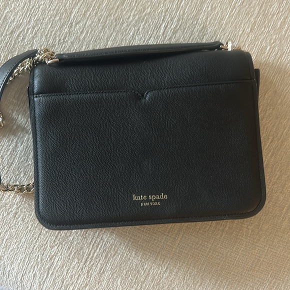 Kate Spade Locket Large Flap Shoulder Bag Black - Picture 11 of 12